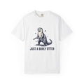 Strong Otter T-Shirt Funny Animal Gift Women Vintage T-Shirt Otter T-Shirt Humor Fan Retro T-Shirt Wildlife Graphic Hand Drawn Stars T-Shirt