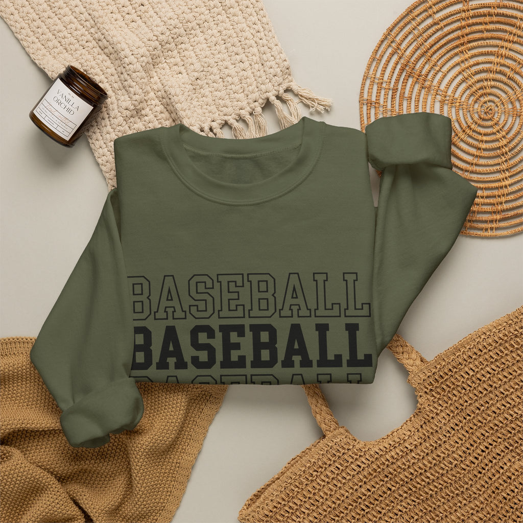 Baseball Ballplayer Sweatshirt Baseball Mom Recreation Gift Women Energetic Sweatshirt Baseball Player Sweatshirt Baseball Mom Fan Vibrant Sweatshirt Leisure