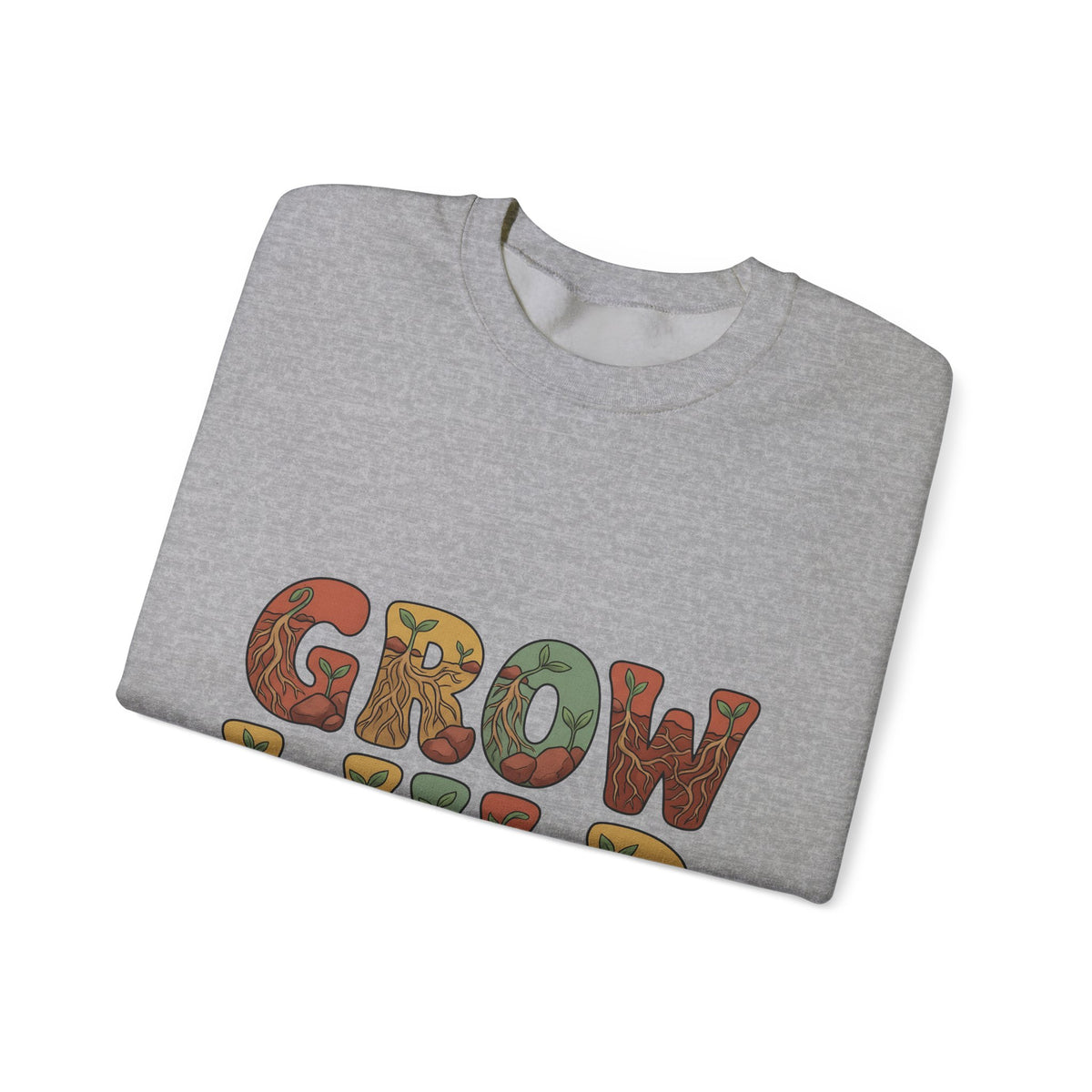 Plant Root Boho Chic Outdoors Gift Sketch Root System Bohemian Enthusiast Drawing Sweatshirt