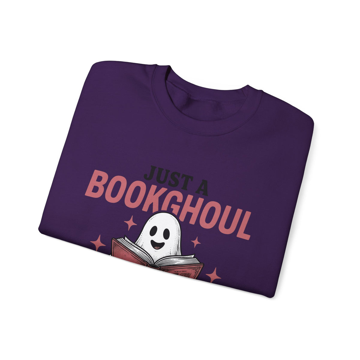 Phantom Reading Book Sweatshirt Halloween Reader Gift Women Illustration Sweatshirt Bookworm Sweatshirt Spooky Fan Ghostly Sweatshirt Book Graphic Sketch