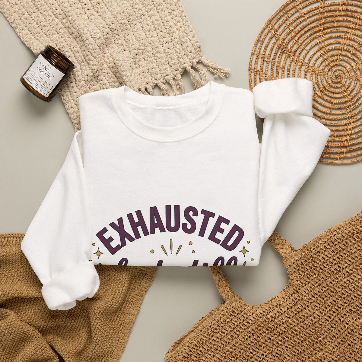 Uplifting Saying Sweatshirt Moms Health Gift Women Whimsical Sweatshirt Inspirational Sweatshirt Mom Enthusiast Quirky Sweatshirt Wellness Graphic Clean