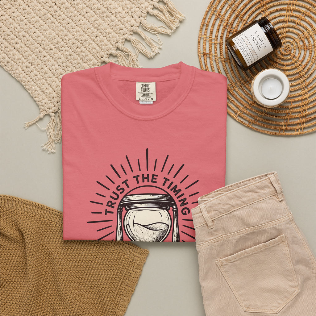 Hourglass T-Shirt Boho Chic Spiritual Gift Women Tattoo T-Shirt Sandtimer T-Shirt Bohemian Enthusiast Ink T-Shirt Mystical Graphic Vintage Stars