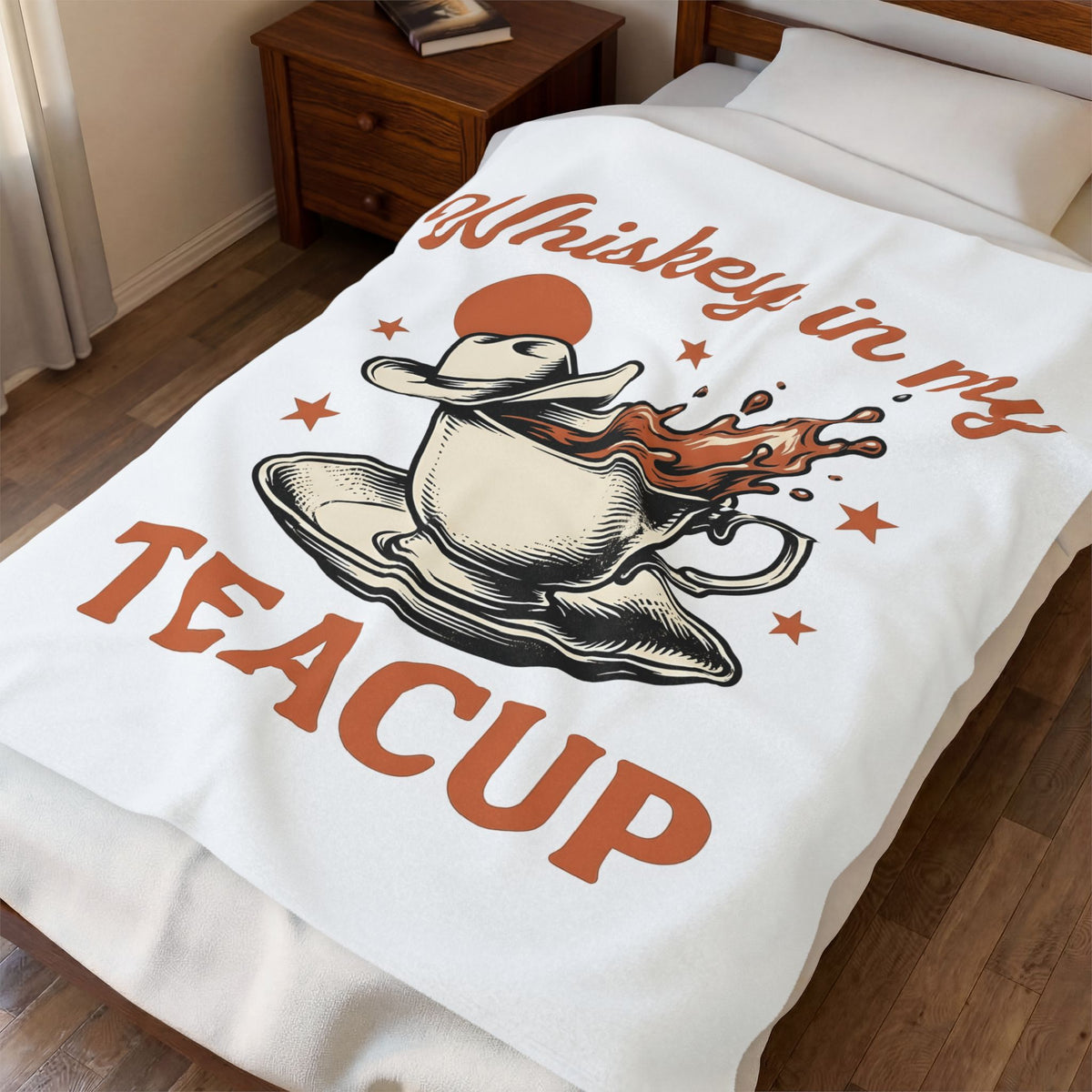 Hot Drink Western Hat Blanket Cowgirl Rodeo Gift Women Distressed Blanket Coffee Blanket Cowgirl Fan Vintage Blanket Rodeo Graphic Retro Shines