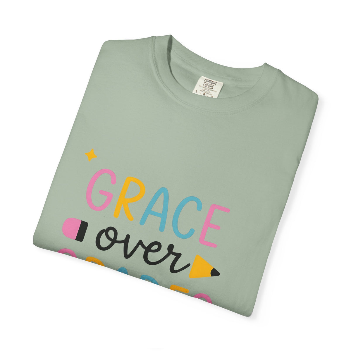 Pencil Graphic T-Shirt Teachers School Gift Women Playful T-Shirt Illustration T-Shirt Educator Enthusiast Whimsical T-Shirt Classroom Graphic