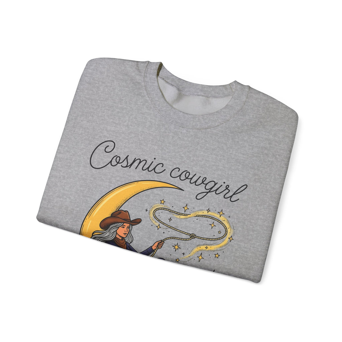 Cowgirl Moon Sweatshirt Cowgirl Cowboy Gift Women Tribal Sweatshirt Moonlight Sweatshirt Rodeo Fan Western Sweatshirt Cowboy Graphic Rustic Shining Stars