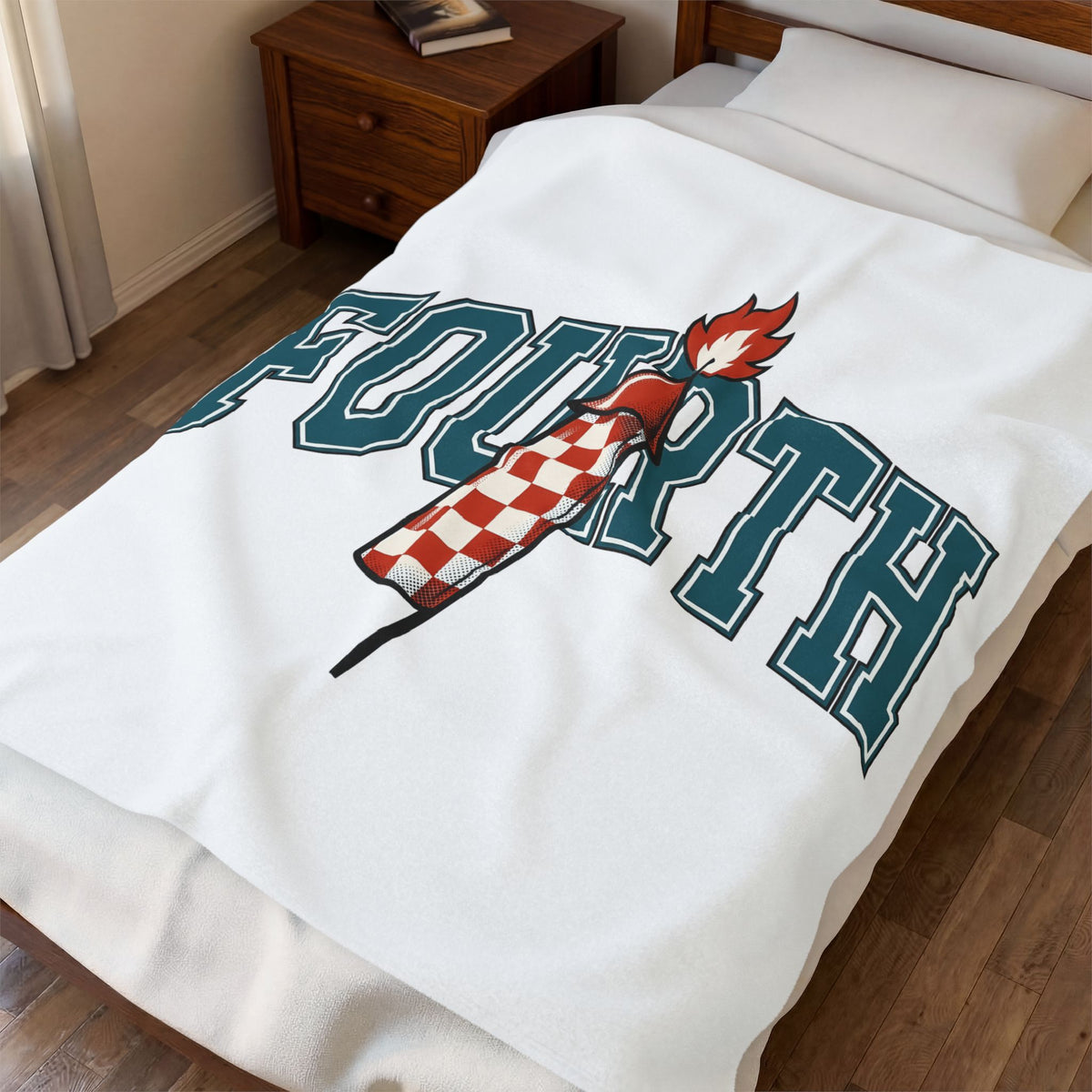 Firework Illustration Blanket 4th Of July America Gift Women Striking Blanket Fireworks Blanket Independence Fan Fire Art Blanket Patriotic Graphic