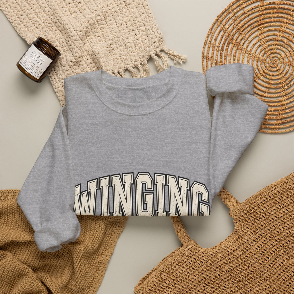 Feather Illustration Sweatshirt Mom Comedy Gift Women Bold Retro Sweatshirt Plume Sweatshirt Mother Fan Retro Style Sweatshirt Humor Graphic Vintage Witty