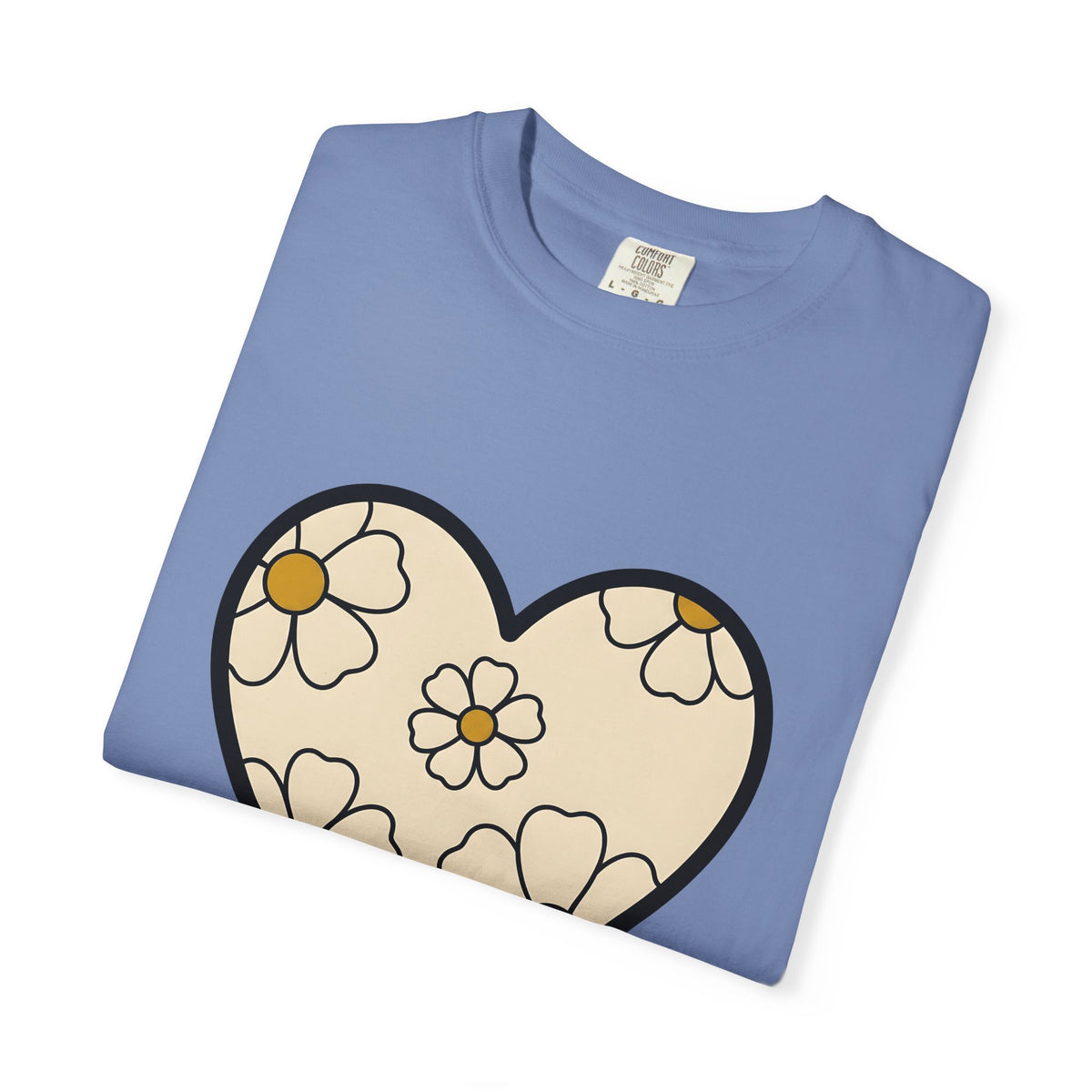 Daisy Affection T-Shirt Boho Chic Nature Gift Women Contemporary T-Shirt Flower T-Shirt Hippie Fan Bohemian T-Shirt Environmental Graphic Classic