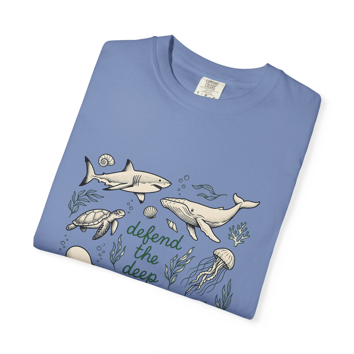 Sea Creatures T-Shirt Ocean Wildlife Gift Women Sketch T-Shirt Marine Life T-Shirt Marine Fan Oceanic T-Shirt Wildlife Graphic Retro Kelp T-Shirt