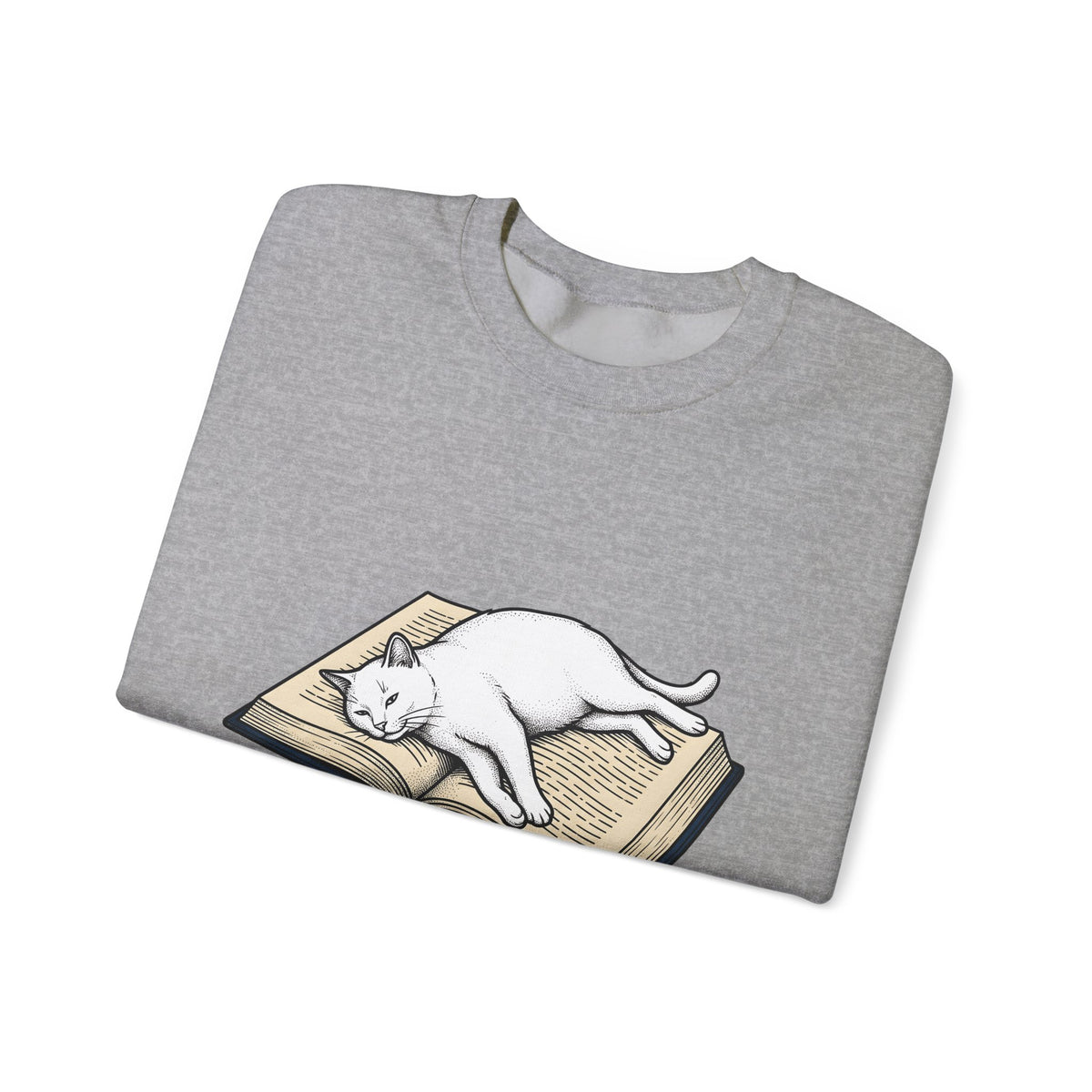 Kitten Read Sweatshirt Cat Reader Gift Women Retro Sweatshirt Kitten Sweatshirt Cat Fan Vintage Sweatshirt Bookworm Graphic Sketch Spectacles Sweatshirt