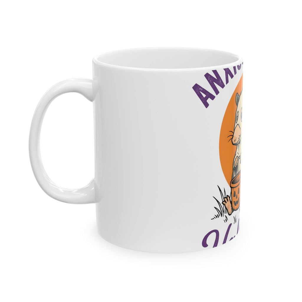 Possum Phantom Mug Halloween Creatures Gift Women Classic Mug Opossum Mug Spooky Fan Vintage Mug Monster