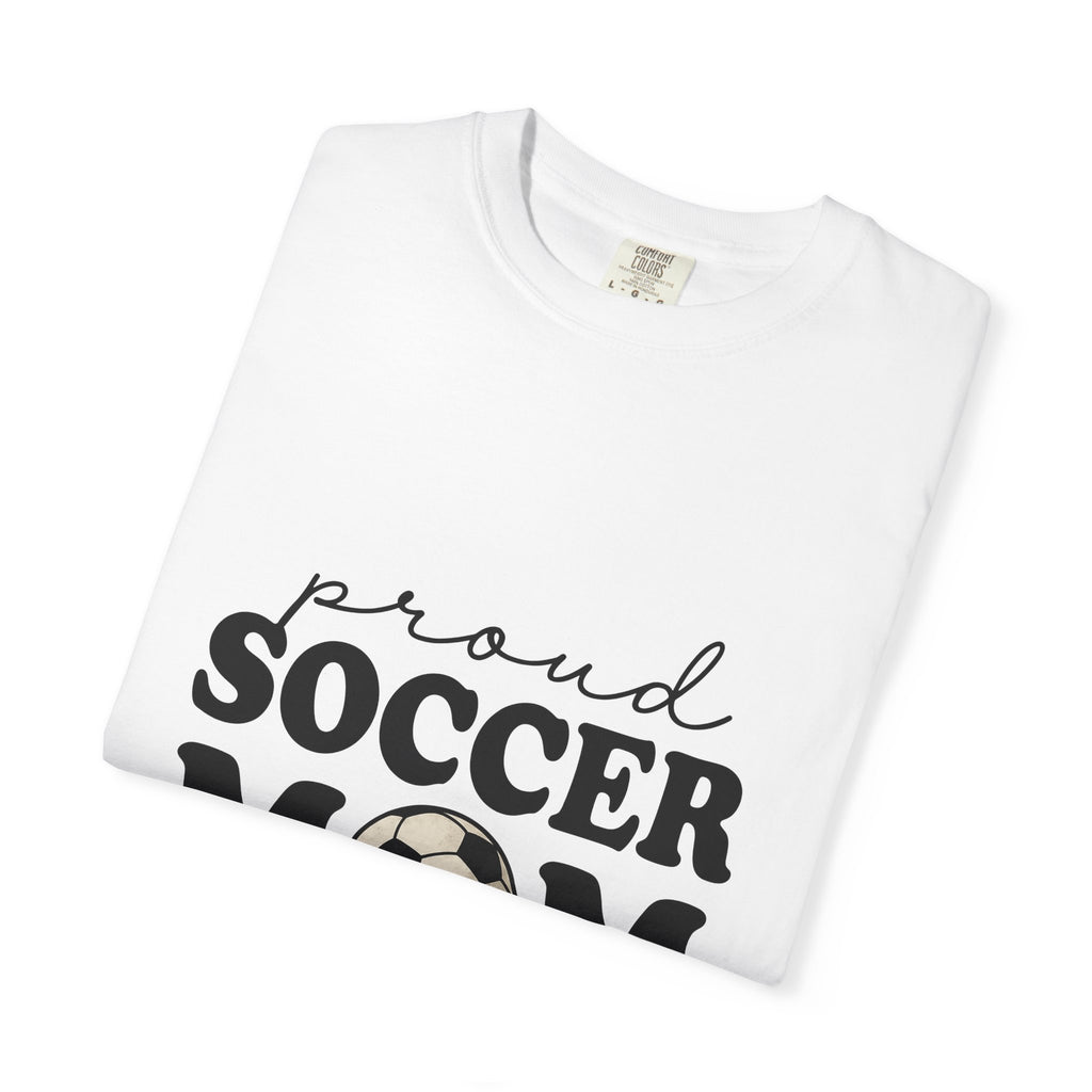 Soccer Ball T-Shirt Soccer Mom Fitness Gift Women Heavy T-Shirt Football T-Shirt Soccer Fan Grunge T-Shirt Workout Graphic Clean Sports T-Shirt