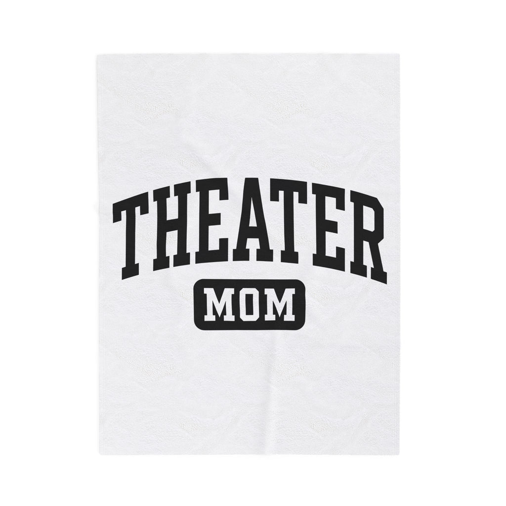 University Lettering Blanket Moms Drama Gift Women Heavy Blanket College Lettering Blanket Motherhood Enthusiast Bold Blanket Theatrical Graphic