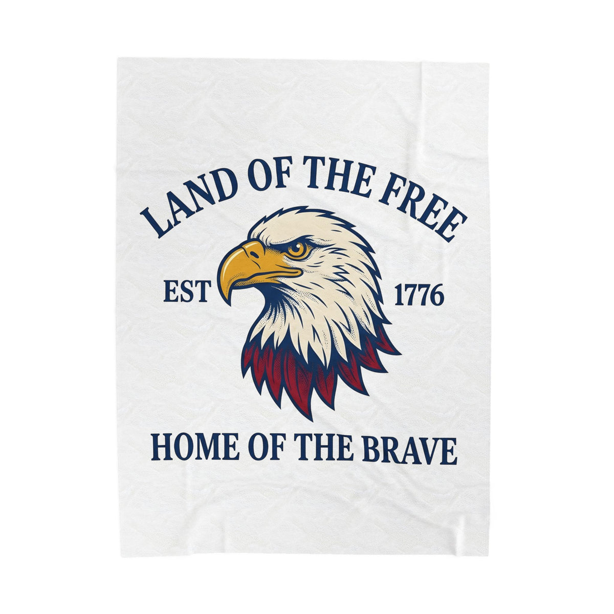 Bald Eagle Blanket America Patriotism Gift Women Line Art Blanket Eagle Blanket American Enthusiast Illustration Graphic Cartoon Patriotic Graphic
