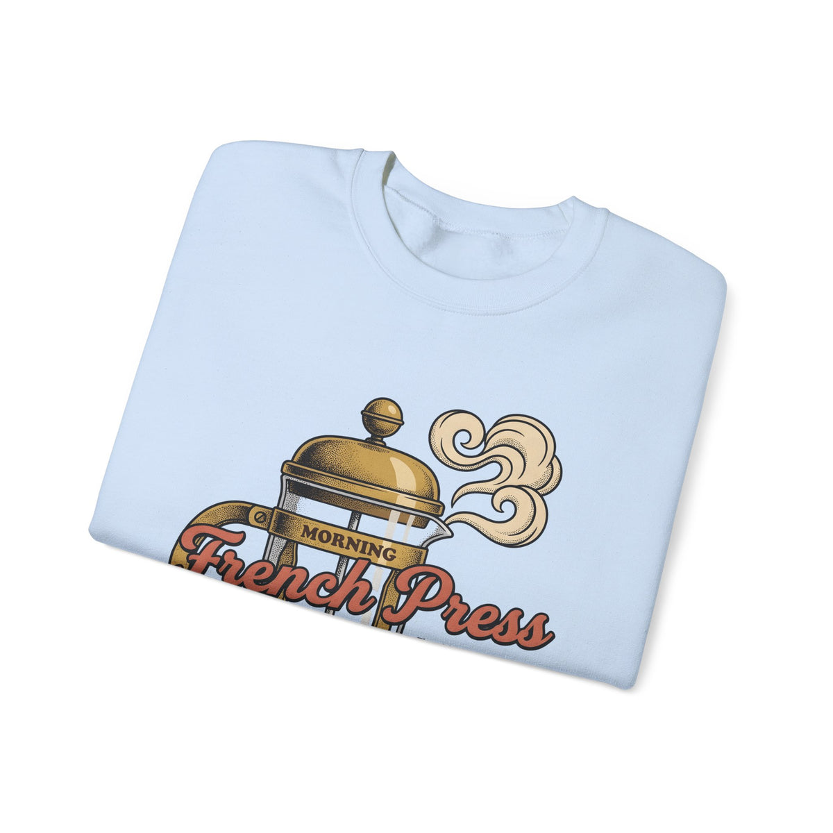 French Press Coffee Sweatshirt Coffee Cuisine Gift Women Hand Drawn Sweatshirt Cafetiere Sweatshirt Coffee Fan Coffee Bean Illustration Graphic Line Art