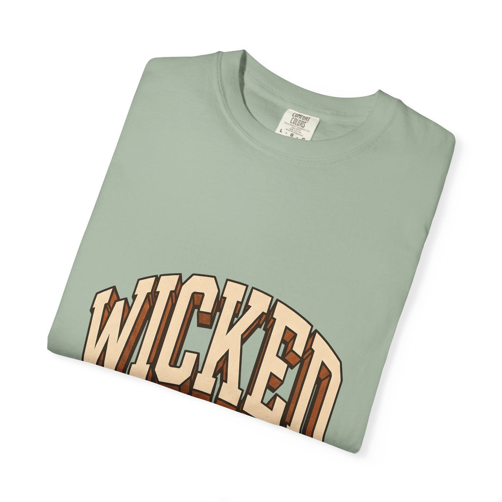 Strong Arched Font T-Shirt Halloween Event Gift Women Horror T-Shirt Typography T-Shirt Spooky Fan Macabre T-Shirt Party Graphic Classic Cast