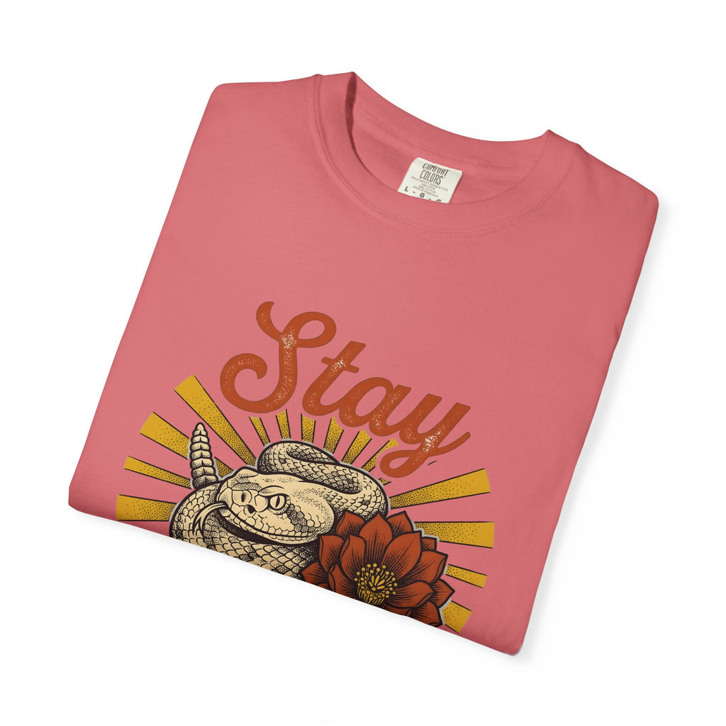 Viper Floral T-Shirt Boho Chic Wild West Gift Women Traditional T-Shirt Snake Flower T-Shirt Bohemian Fan Classic Art T-Shirt Cowboy Graphic