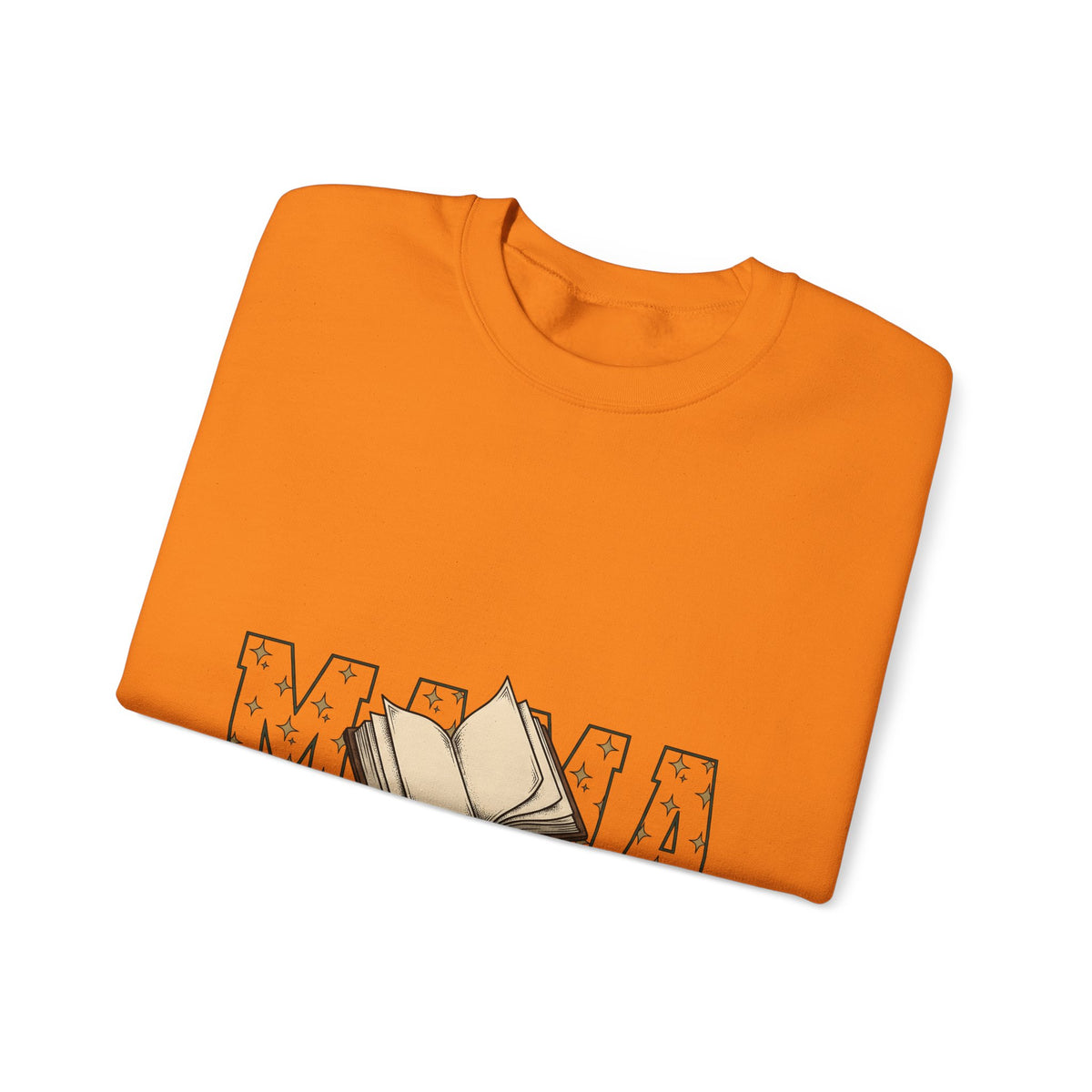 Open Book Sweatshirt Mom Novels Gift Women Cartoon Sweatshirt Booklet Sweatshirt Mother Fan Illustrated Sweatshirt Book Graphic Line Art Stars Sweatshirt