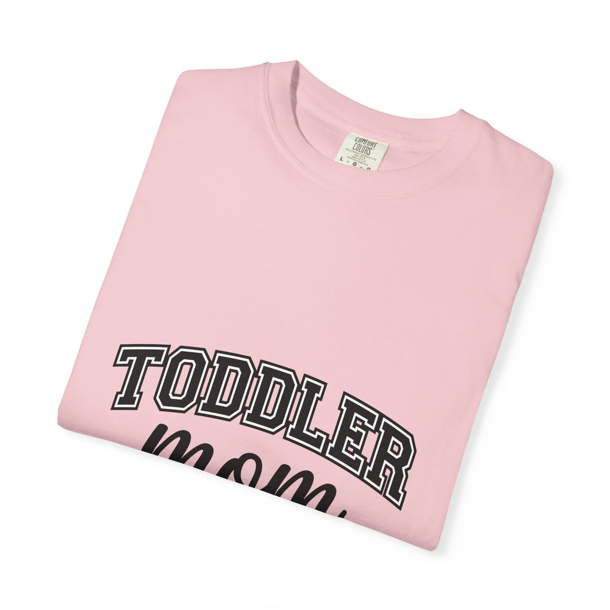 Varsity Lettering Style T-Shirt Mom Home Gift Women Thick T-Shirt Letterman T-Shirt Motherhood Fan Bold T-Shirt Domestic Graphic Basic Semicircle
