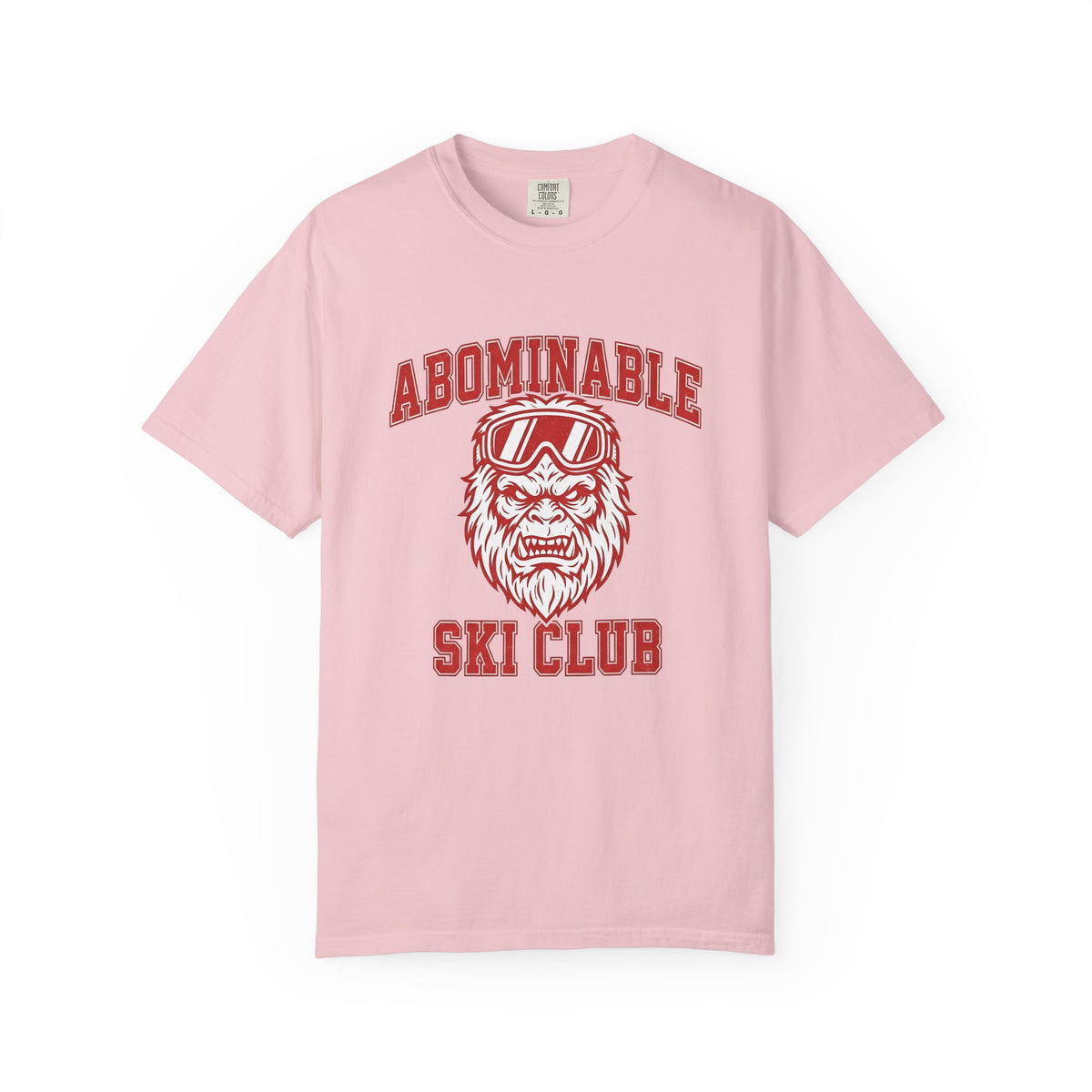 Abominable Snowman Face T-Shirt Christmas Cold Gift Women Strong T-Shirt Yeti T-Shirt Xmas Fan Vintage T-Shirt Frosty Graphic Antique Snow Goggles