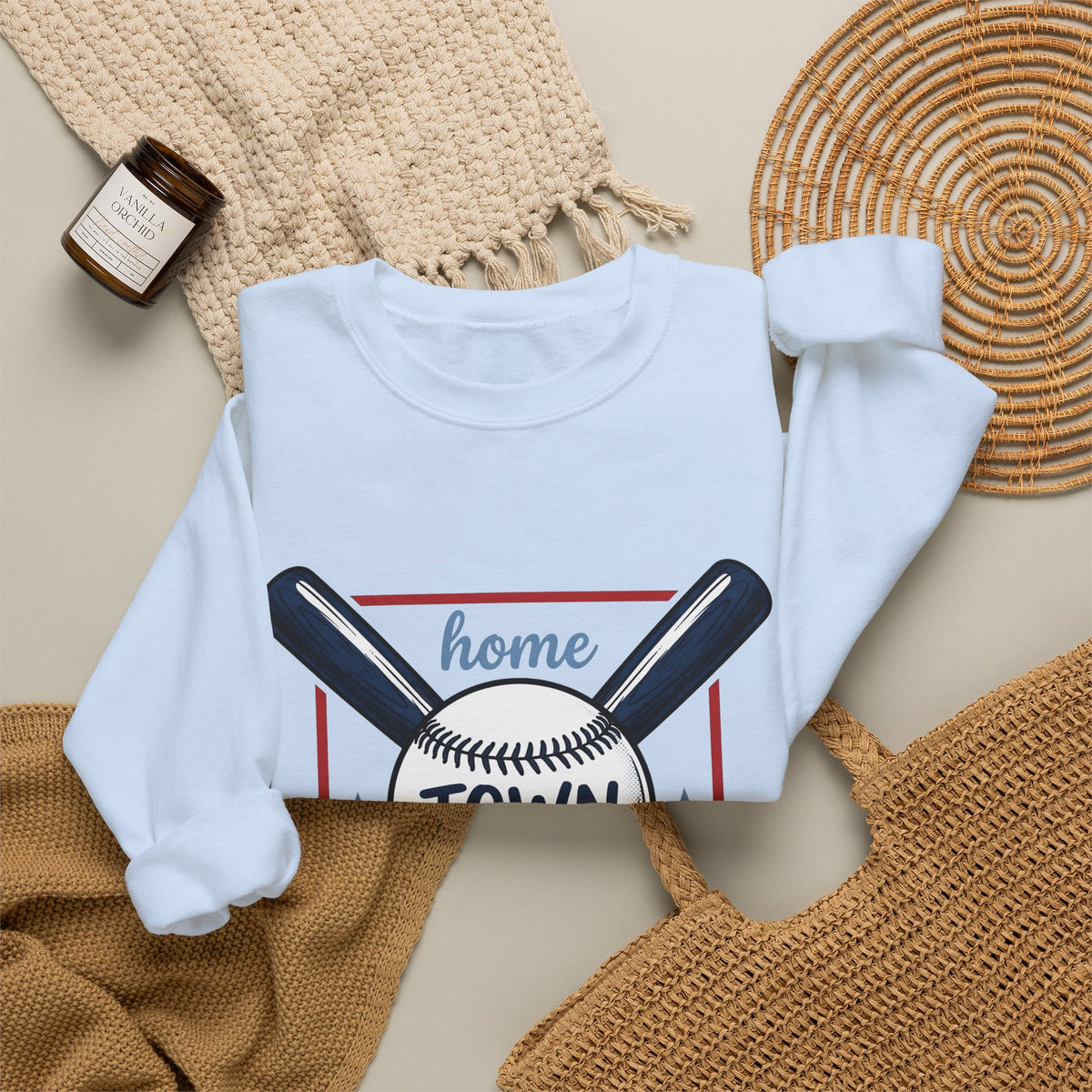 Baseball Graphic Sweatshirt America/4th Of July Sports Gift Women Vintage Sweatshirt Baseball Sweatshirt Patriot Fan Distressed Sweatshirt Athletic Graphic