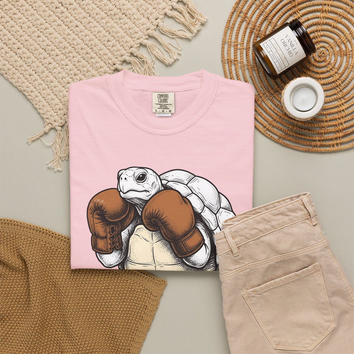 Turtle Punch Gloves T-Shirt Sports Workout Gift Women Line Art T-Shirt Boxing Gloves T-Shirt Athlete Enthusiast Illustration T-Shirt Fitness