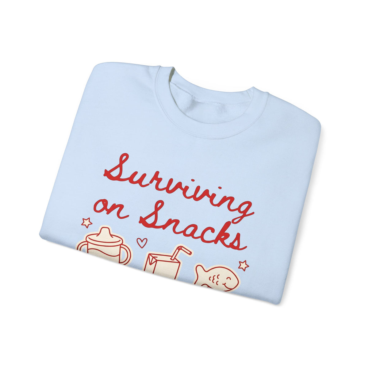 Snack Sketches Sweatshirt Moms Parenting Gift Women Fun Sweatshirt Food Illustrations Sweatshirt Motherhood Fan Cute Graphic Parenting Graphic Clean Teddy