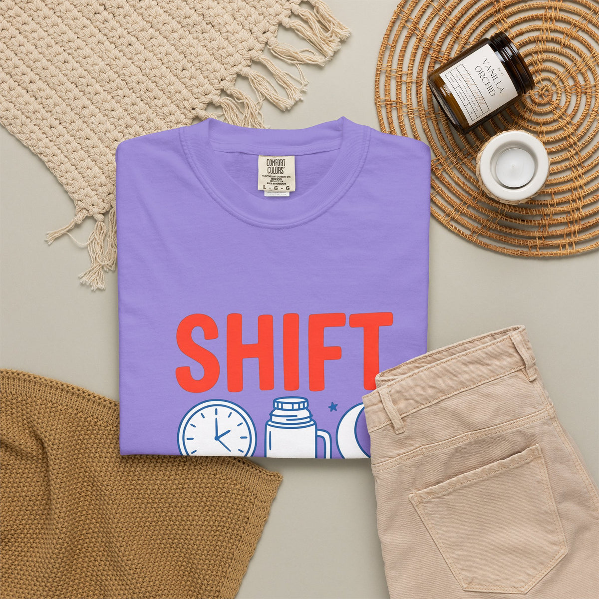 Watch Bottle Moon T-Shirt Shift Worker Java Gift Women Thick T-Shirt Lunar T-Shirt Night Shift Fan Bold T-Shirt Coffee Graphic Plain Spark T-Shirt