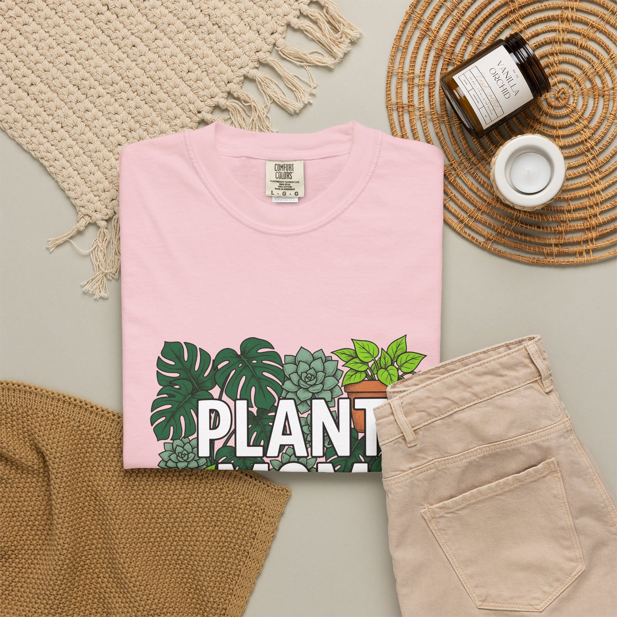 Indoor Plants T-Shirt Plant Mom Garden Gift Women Modern T-Shirt Houseplants T-Shirt Plant Lady Enthusiast Contemporary T-Shirt Gardening Graphic