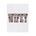 Heart Design Blanket Wife Valentines Gift Women Graphic Blanket Heart Blanket Spouse Fan Artistic Blanket Love Graphic Heart Classic Rose Bloom