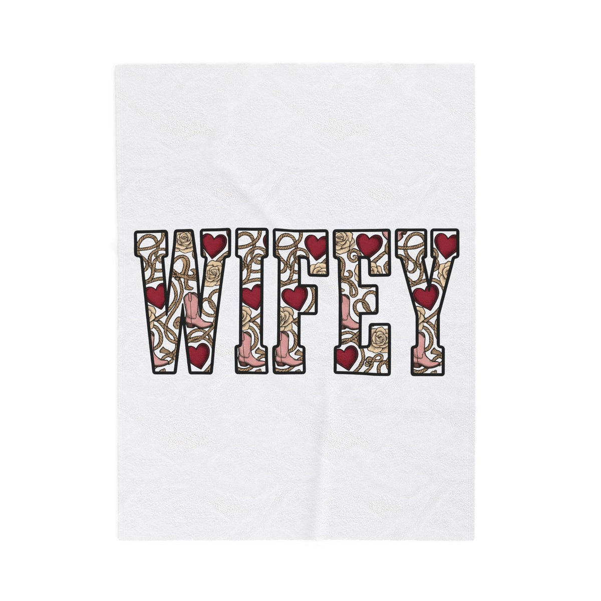 Heart Design Blanket Wife Valentines Gift Women Graphic Blanket Heart Blanket Spouse Fan Artistic Blanket Love Graphic Heart Classic Rose Bloom