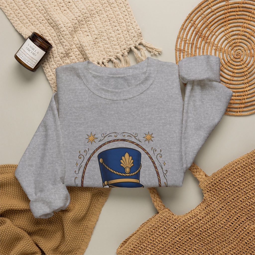 Nutcracker Mask Sweatshirt Christmas Celebration Gift Women Antique Sweatshirt Nutcracker Sweatshirt Xmas Fan Vintage Sweatshirt Party Graphic Doodle Sparkle