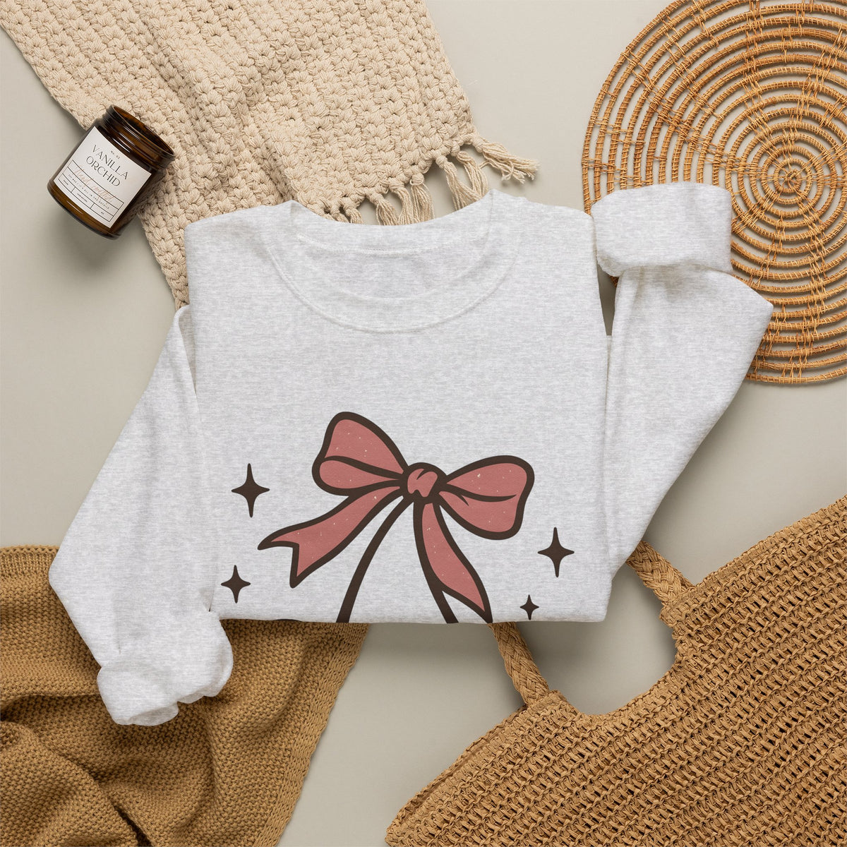 Skull Cherry Sweatshirt Halloween Eerie Gift Women Fun Sweatshirt Sugar Skull Sweatshirt Spooky Fan Cartoon Sweatshirt Dark Graphic Bow Tie Sweatshirt