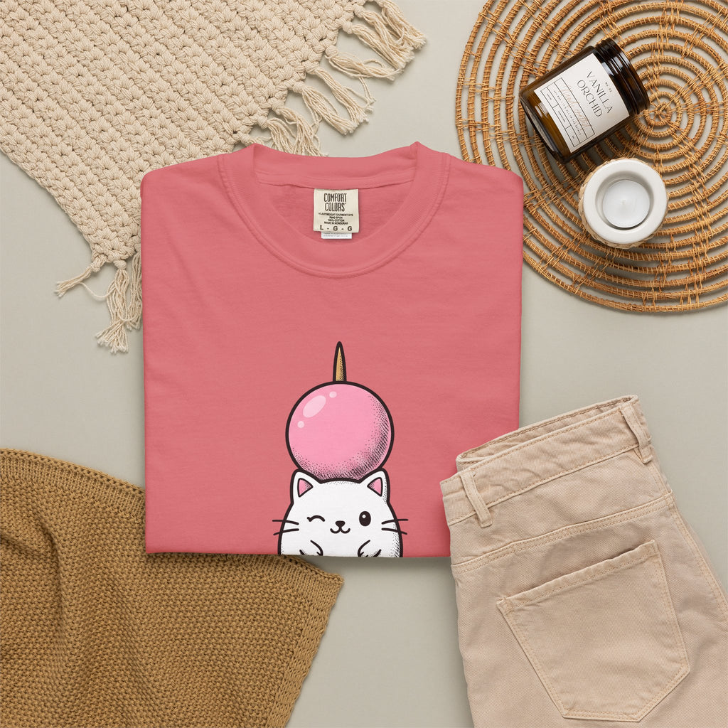 Feline Mochi Cat Snack Gift Adorable Cat Cat Fan Kitty Food Comic Sweet Candy T-Shirt