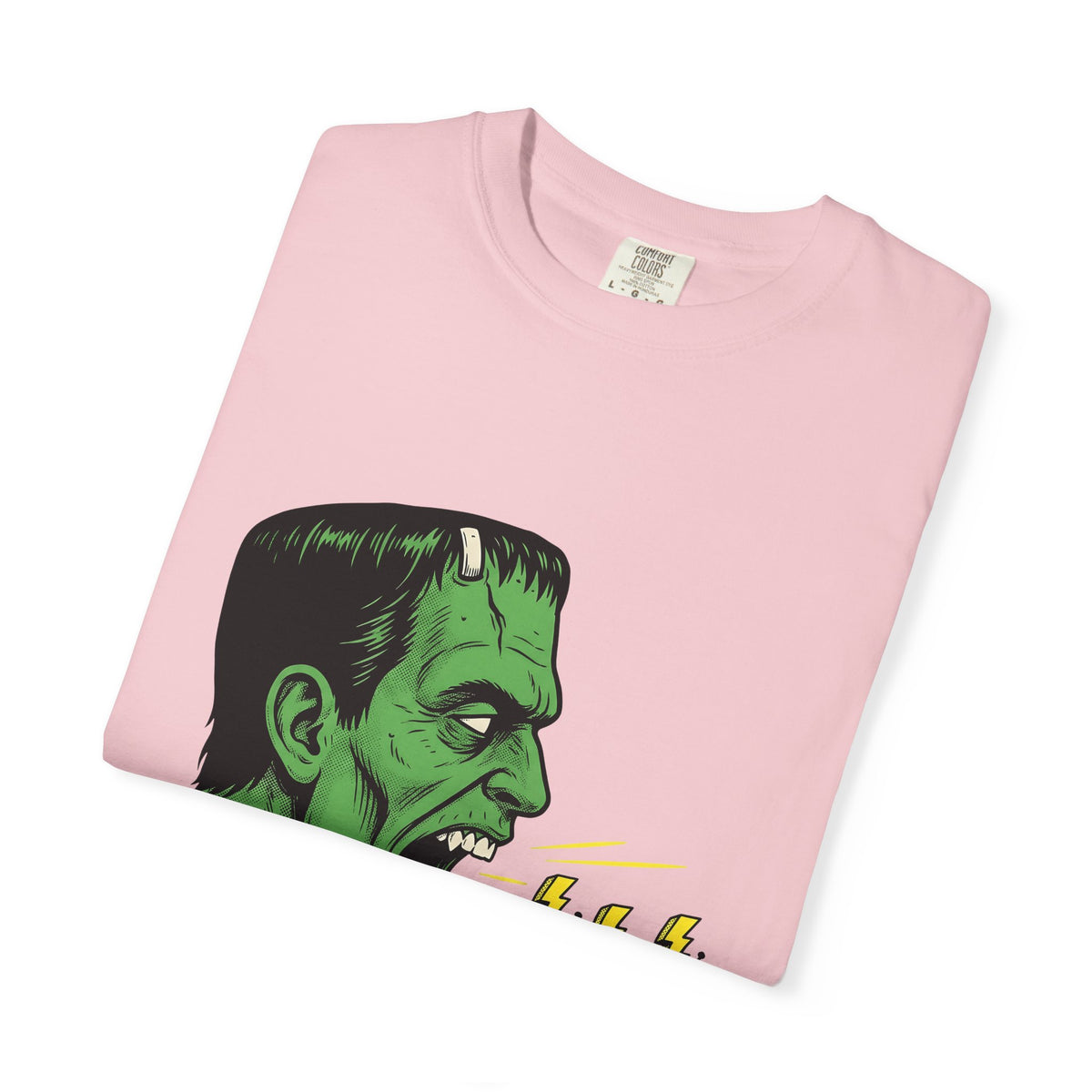 Frankenstein Creature Halloween Scary Gift Cartoon Monster Horror Fan Creepy Frightening T-Shirt