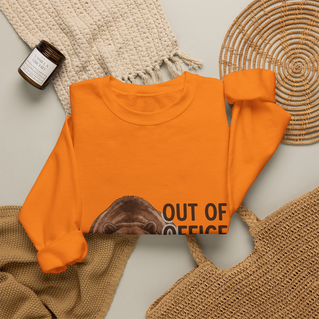 Brown Bear Sweatshirt Bear Pet Gift Women Sketch Sweatshirt Grizzly Sweatshirt Bear Fan Ursine Sweatshirt Animal Graphic Comic Sleep Sweatshirt