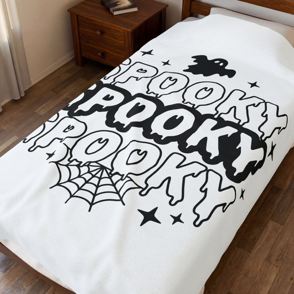 Spirit Design Blanket Halloween Thriller Gift Women Modern Blanket Spirituality Blanket Horror Fan Abstract Blanket Suspense Graphic Vintage Web