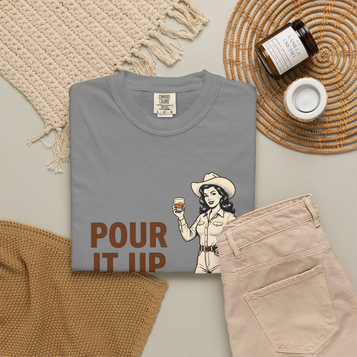 Cowgirl Cowgirl Western Gift Vintage Cowgirl Fan Distressed Western T-Shirt