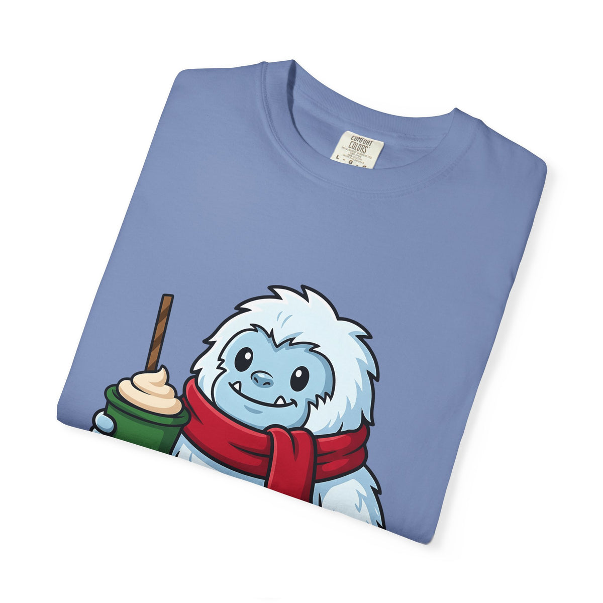 Abominable Snowman Christmas Holiday Gift Comic Yeti Xmas Fan Cartoon Holiday Chibi T-Shirt