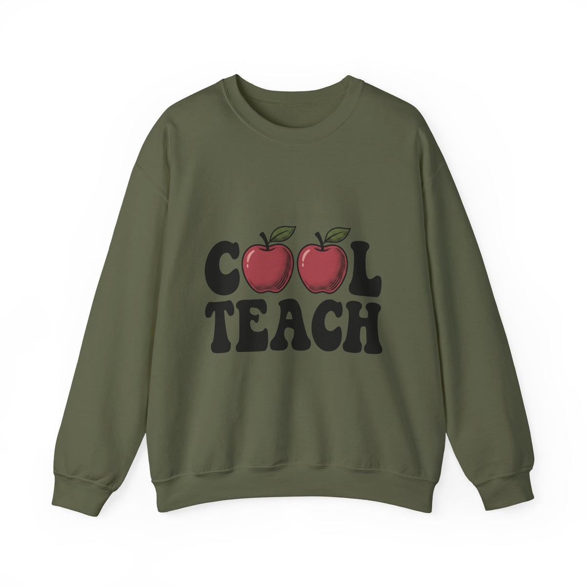 Apple Illustration Sweatshirt Teacher Gratitude Gift Women Retro Sweatshirt Fruit Sweatshirt Educator Enthusiast Vintage Sweatshirt Appreciation Graphic