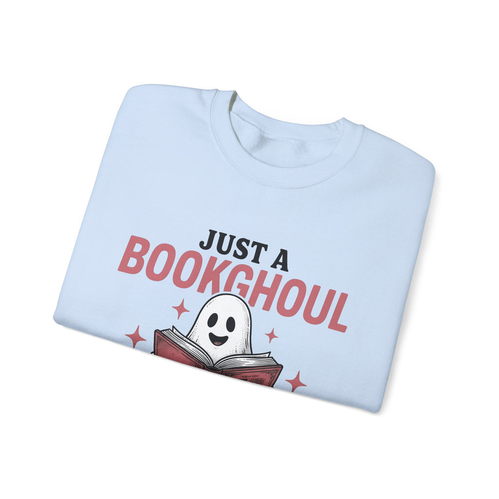 Phantom Reading Book Sweatshirt Halloween Reader Gift Women Illustration Sweatshirt Bookworm Sweatshirt Spooky Fan Ghostly Sweatshirt Book Graphic Sketch