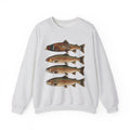 Rainbow Trout Fishing Animals Gift Retro Trout Angler Fan Vintage Wildlife Sketch Game Sweatshirt