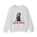 Reaper Skull Sweatshirt Halloween Latte Gift Women Retro Sweatshirt Grim Reaper Sweatshirt Horror Fan Grunge Sweatshirt Coffee Graphic Vintage Sweatshirt Sweatshirt