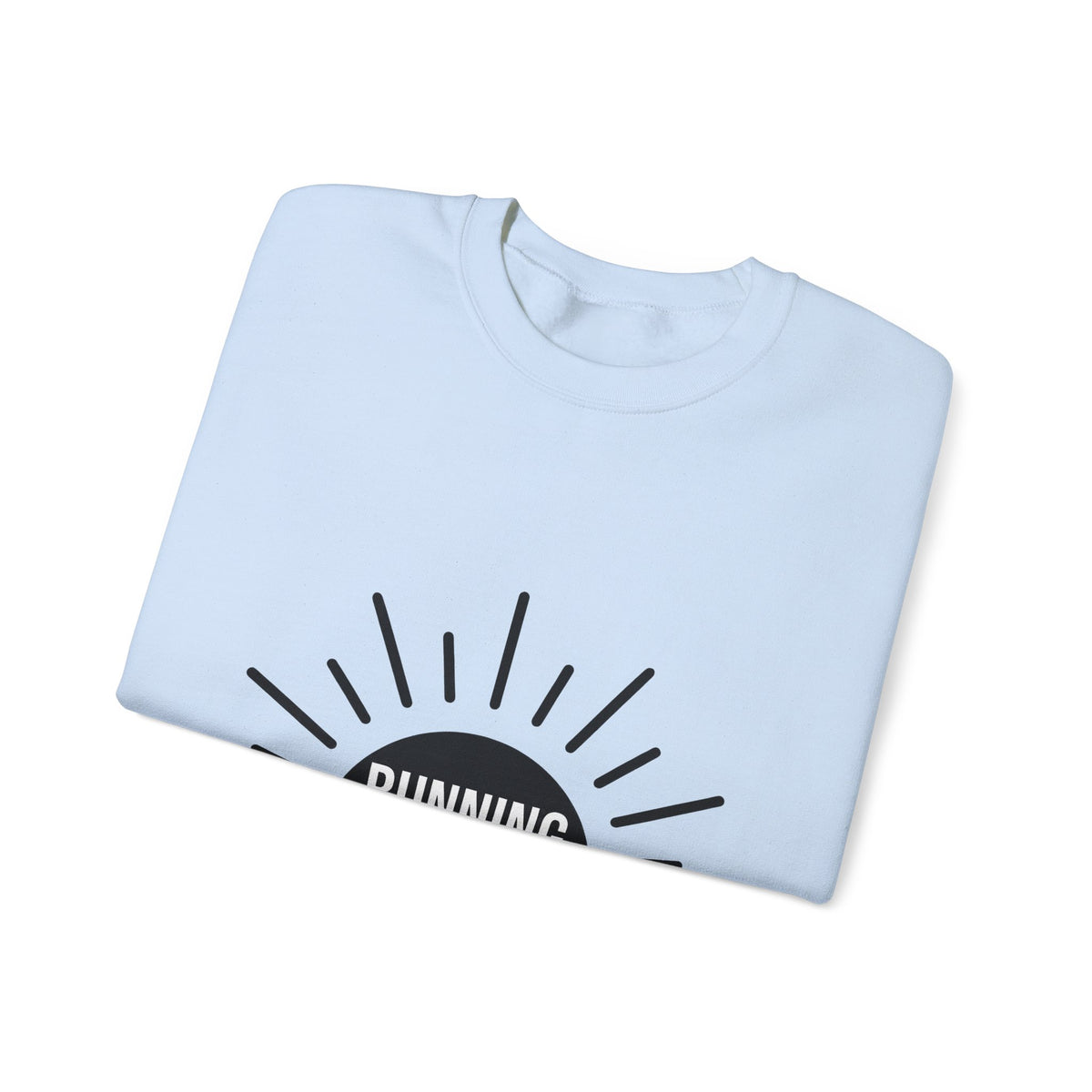 Dawn Illustration Sweatshirt Running Exercise Gift Women Basic Sweatshirt Morning Sweatshirt Runner Enthusiast Simple Sweatshirt Fitness Graphic Trendy