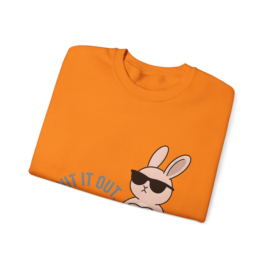 Bunny Sunglasses Sweatshirt Teacher Humor Gift Women Cartoon Sweatshirt Rabbit Shades Sweatshirt Educator Enthusiast Comic Sweatshirt Funny Graphic Minimalist