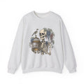 Bone Bloom Sweatshirt Halloween Dark Art Gift Women Rustic Sweatshirt Skeleton Sweatshirt Horror Fan Gothic Sweatshirt Macabre Graphic Doodle Aviary Sweatshirt