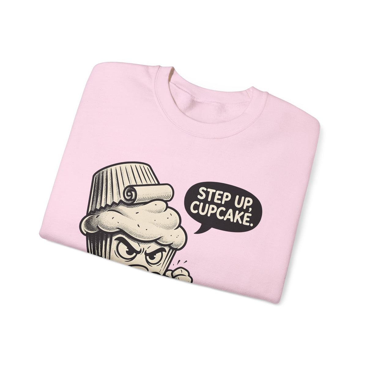 Cake Character Sweatshirt Desserts Satire Gift Women Anime Sweatshirt Pastry Sweatshirt Dessert Fan Manga Sweatshirt Parody Graphic Hand Drawn Speech Cloud