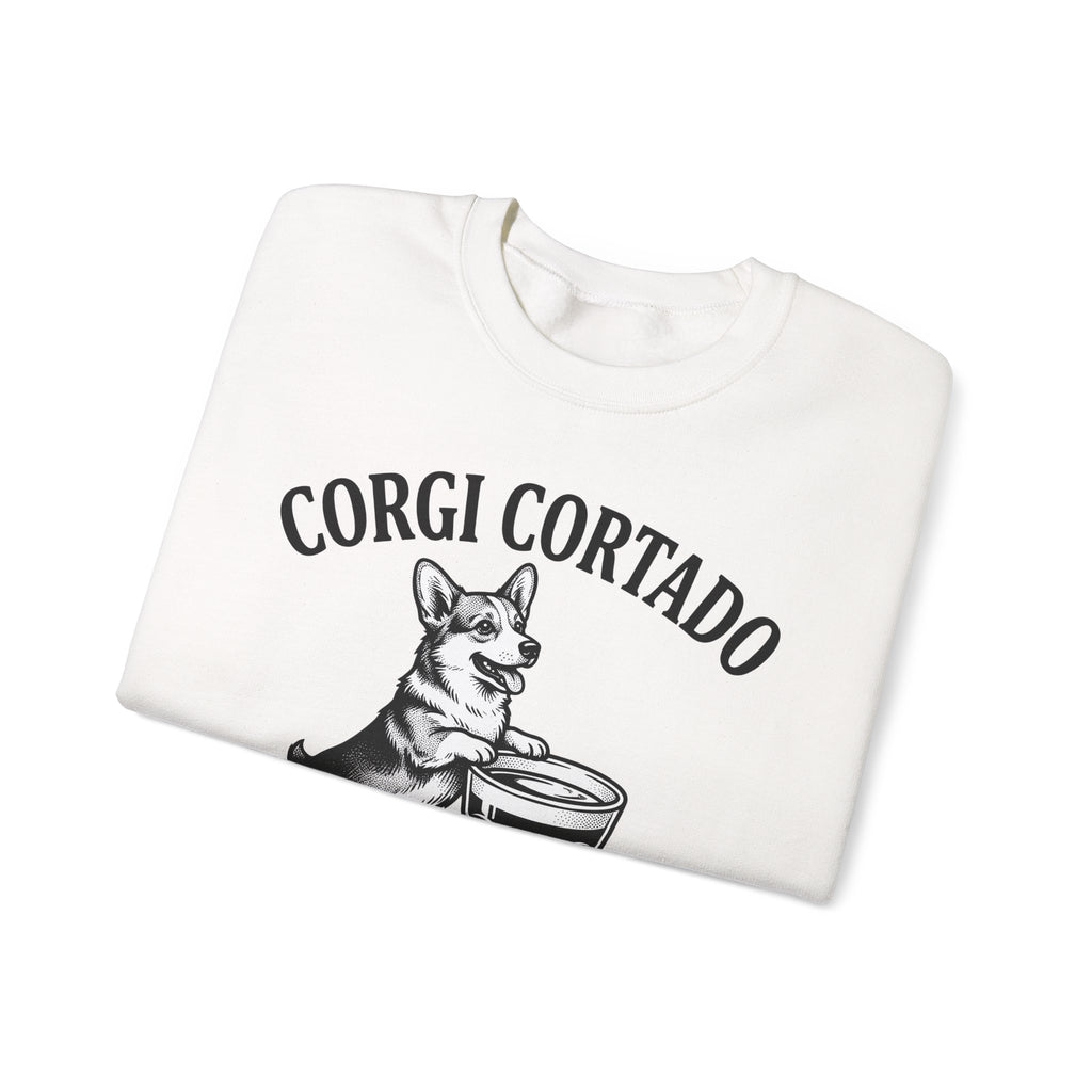 Corgi Sweatshirt Dog Cafe Gift Women Rustic Sweatshirt Pembroke Sweatshirt Dog Fan Country Sweatshirt Coffee Graphic Doodle Latte Cup Sweatshirt