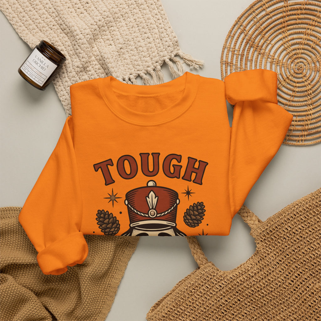Nutcracker Head Sweatshirt Christmas Celebration Gift Women Retro Sweatshirt Nutcracker Sweatshirt Xmas Fan Vintage Sweatshirt Party Graphic Sketch Pinecone