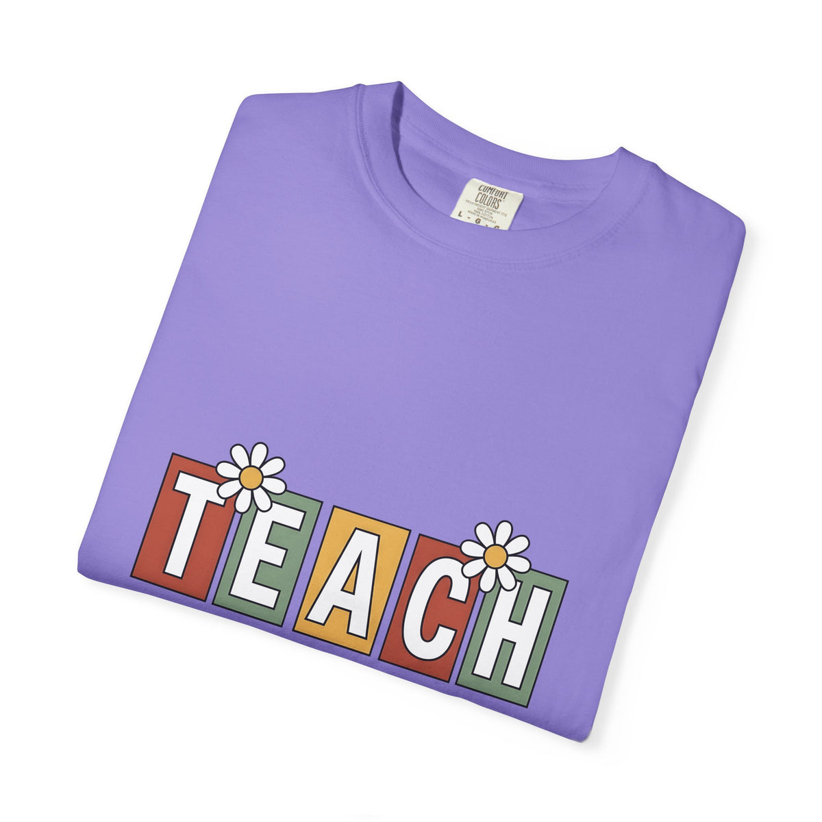Flower Alphabet Art T-Shirt Teachers Education Gift Women Tribal T-Shirt Alphabet T-Shirt Educator Enthusiast Ethnic T-Shirt Learning Graphic